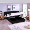 King Size Upholstered Platform Bed with 2 Shelves, 3 Reading Lamps and USB Port - 4 of 4