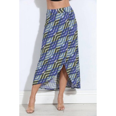 Women's Faux Wrap Skirt - Veronica M