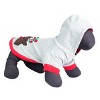 The Worthy Dog Pom Pom Reindeer Pullover Hoodie - Gray - XXL - 3 of 3