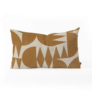 Alisa Galitsyna Woodblock Pattern Oblong Throw Pillow - Society6