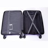 Wooakway Hardshell Suitcase Spinner Wheels PP Luggage Sets Lightweight Suitcase with TSA Lock,3-Piece Set - 4 of 4