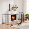 Yaheetech 2 Panels Dog Playpen Metal Pet Playpen, Black - 2 of 4