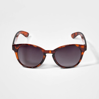 Girls&#39; Tort Cateye Round Sunglasses - art class&#8482; Brown