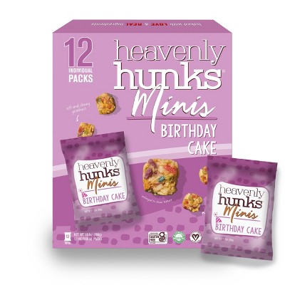 Heavenly Hunks Birthday Cake Mini Cookie Bites - 14.4oz 12ct : Target