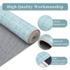 Modern Plaid Area Rugs - Washable Low Pile Non-Slip Geometric Rug for Living Room, Bedroom & Dining Room - 4 of 4
