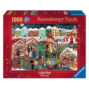 Ravensburger Christmas Market Jigsaw Puzzle - 1000pc - 1 of 4
