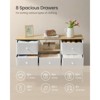 HDZNVF Fabric Dresser with Power Outlets - 4 of 4