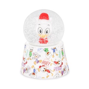 Silver Buffalo Disney Ducktales Huey Duck 3-Inch Mini Light-Up Snow Globe - 1 of 4