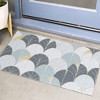 Unique Bargains Non-Slip Front Door and Indoor Entrance Kitchen Waterproof Rubber Washable Door Mat - 2 of 4