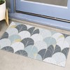 Unique Bargains Non-Slip Front Door and Indoor Entrance Kitchen Waterproof Rubber Washable Door Mat - image 2 of 4