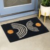 Unique Bargains Indoor Outdoor Non-Slip Absorbent Resist Dirt Entrance Soft Fluffy Carpet Doormats - 2 of 4