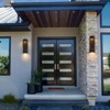 LLHZSY 15" High Modern LED Outdoor Wall Sconce Light Fixture Mount Garage Porch House Exterior-Black - 4 of 4