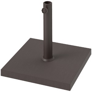 Patio Umbrella Base, 32 lbs Concrete Heavy Duty Umbrella Base, Outdoor Umbrella Stand Patio Umbrella Holder for 1.5"/1.9" Umbrella Poles - 1 of 4