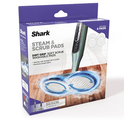 Shark Steam & Scrub Dirt Grip Soft Scrub Washable Pads - XKITP7000