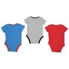 Kids Justice League Superman Batman and Flash 3-Pack Bodysuit Set - 2 of 2