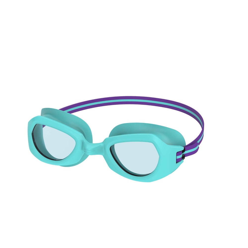 Speedo Junior Sprinter Swim Goggles - Teal: Ages 6-14, Polycarbonate & PVC