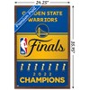 Trends International NBA Golden State Warriors - 2022 Finals Logo Framed Wall Poster Prints - 3 of 4