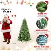 Racxily Classic Christmas Tree with 636 PE+PVC Tips ¨C Realistic Hinged Branches, Easy Assembly, Stable Metal Stand, Full Natural Look - 3 of 4