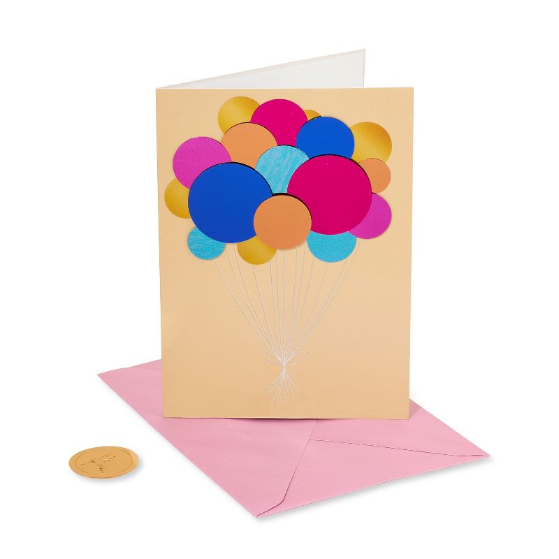 Conventional Birthday Cards Paillette Balloons - PAPYRUS, 5 of 7
