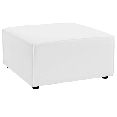 Modway Saybrook Outdoor Patio Upholstered Sectional Sofa Ottoman