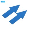Unique Bargains PVC Waterproof Removable Adhesive Floor Marking Arrow Sticker Labels 30 Pcs - 3 of 4