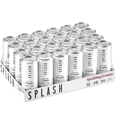 SPLASH Mixers Sparkling Cosmo - Case of 24, 12 oz cans