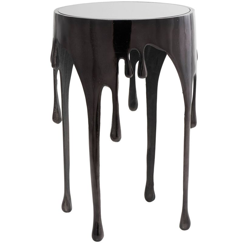 Contemporary Aluminum Melting Accent Table - Olivia & May, 1 of 10