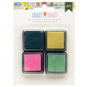 American Crafts Coast-to-Coast Ink Pads-4/Pkg - 1 of 4