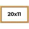 PosterPalooza | 20x11 Wood Antique Frame with UV Acrylic, 4 Finishes: Bronze, Gold, Silver, and Black - 2 of 4