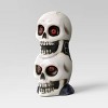 12" Stacked Skulls Blow Mold Halloween Decorative Prop Off-White - Hyde and EEK! Boutique™ - 3 of 3