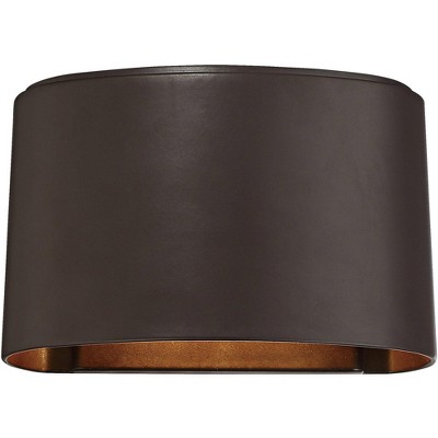 Minka Lavery Modern Outdoor Wall Light Fixture Dorian Bronze LED Dark Sky 4 3/4" for Post Exterior Barn House Porch Yard Patio
