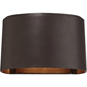 Minka Lavery Modern Outdoor Wall Light Fixture Dorian Bronze LED Dark Sky 4 3/4" for Post Exterior Barn House Porch Yard Patio - 1 of 2