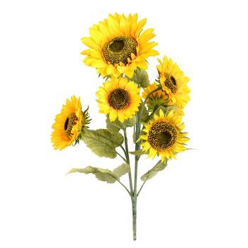 Bright Creations 150 Pack Fake Sunflower Heads Artificial Flowers, Faux  Yellow Silk Flower for Craft & Decor, 1.6 in
