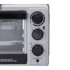 Proctor Silex 6sl Toaster Oven 31124: Countertop Small Oven, 1500W, Silver, Includes Broiler & Baking Pan, Freestanding - 2 of 4