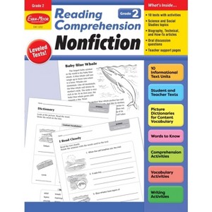 Reading Comprehension: Nonfiction, Grade 2 Teacher Resource - by  Evan-Moor Educational Publishers (Paperback) - 1 of 1