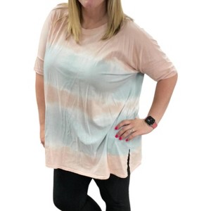 Women's Oversized Tie Dye Top - RAE MODE - 1 of 2