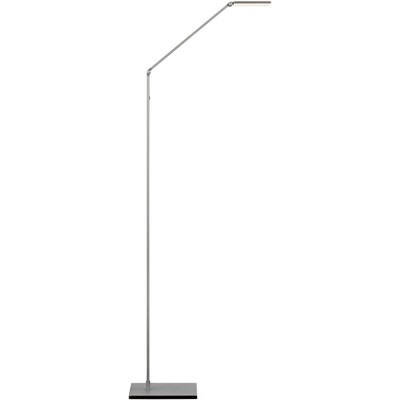 Bentley LED Task Floor Lamp 61" Tall Adjustable Silver Aluminum