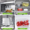 Hachikiko 5-Piece Airtight Food Storage Containers with Lids & Colanders ¨C Leakproof Fridge Organizers for Fruits, Vegetables, Meat - 3 of 4