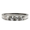 Slickblue Women's Classic CZ Eternity Ring, Clear Cubic Zirconia, Stainless Steel, Polished, Sizes 5-10 - 3 of 4