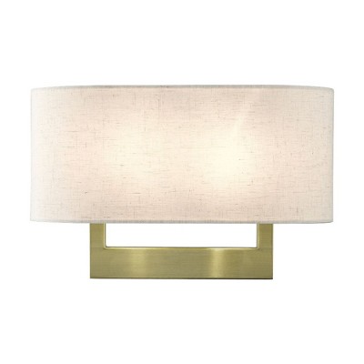 Livex Lighting 2 - Light Wall Light in  Antique Brass
