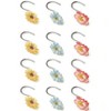 The Lakeside Collection Farm Fresh Flowers Bath Collection - Set of 12 Shower Hooks 12 Pieces - 2 of 3