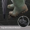 Dirt Trapper Door 24x36 Inch Non - Slip Doormat Washable Entryway Rug Black Stain Resistant Absorbent Muddy Shoes Paws - 3 of 4