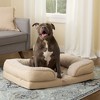 TOWN & COUNTRY EVERYDAY CuddleTown Comfy Solid Bolster Sofa Pet Bed - 2 of 4
