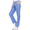 Hey Collection Women Medical Scrubs Straight Leg Pants with 4 Pockets and 4-Way Stretch - 4 of 4