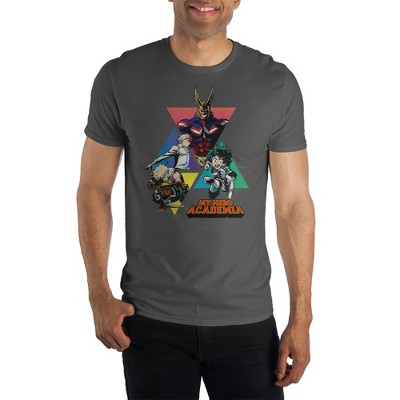 My Hero Academia Triangles Grey T-Shirt