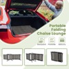 Tangkula 2PCS Folding Chaise Lounge Chairs w/ 6-Level Backrest Reclining Chairs Patio - 4 of 4