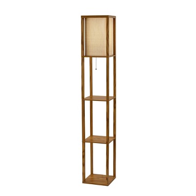 63" Wright Shelf Lamp Tan - Adesso