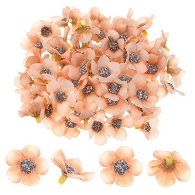 Unique Bargains Silk Decor DIY Wedding Mini Bulk Artificial Daisy Flowers Heads