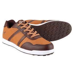 Ram FX Comfort Mens Waterproof Golf Shoes Brown - 1 of 4