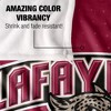 Lafayette College Logo Dots Silky 50x60 Blanket, 1 Sided - 4 of 4